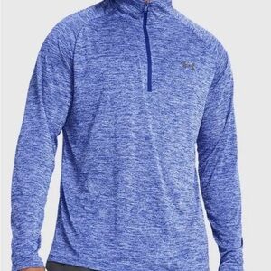 NWT Under Armour Men’s Blue Quarter-Zip Performance Pullover